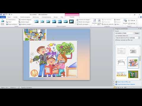INSERTAR IMÁGENES PREDISEÑADAS EN WORD