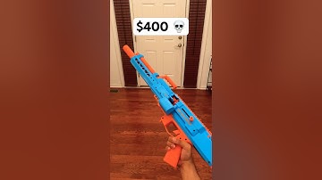 $40 vs $400 Nerf LMG 💀 #shorts