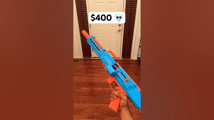 $40 vs $400 Nerf LMG 💀 #shorts