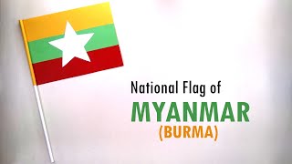 How to Make the National Flag of Myanmar | DIY School Project | Myanmar Flag Making