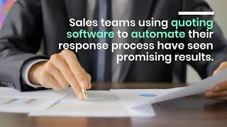New Data  - The most direct benefit of quoting software is
