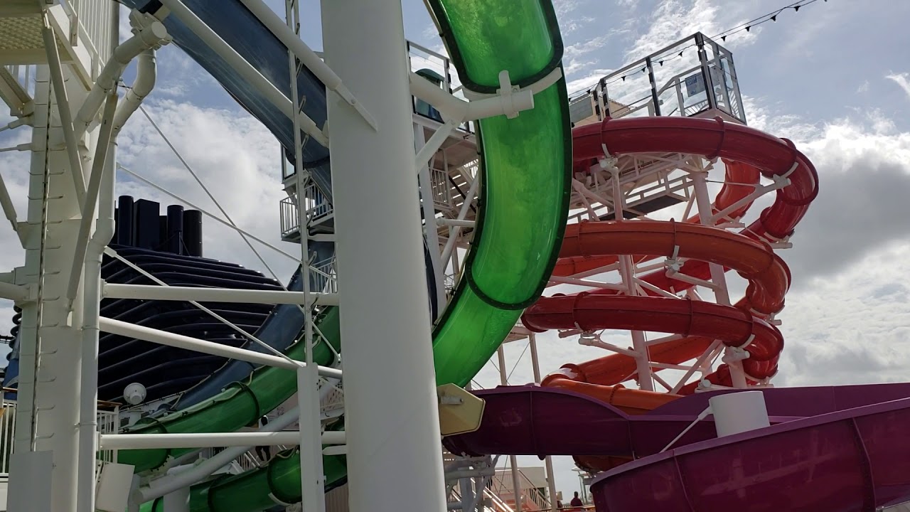 NCL Getaway water slides