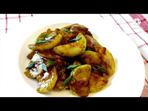 Кабачки в кисло-сладком соусе! Быстрый рецепт приготовления!