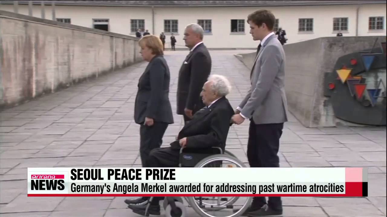 German Chancellor Angela Merkel wins Seoul Peace Prize 

앙겔라 메르켈 독일 총리, 서울 평화상에