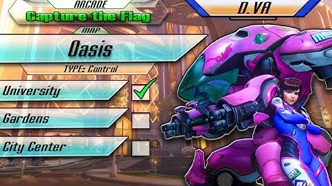 Overwatch: D.VA #22 [Capture the Flag] - Oasis (no commentary) PS4