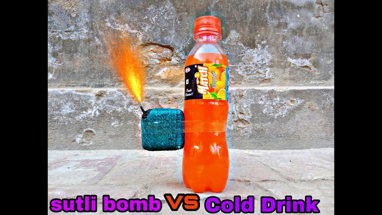 Experiment : Sutli cracker vs cold Drink || AK Crazy Experiments/Amazing science experiments