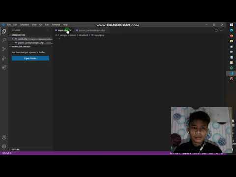 TUTORIAL Struktur IF input output tunggal dalam php