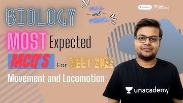 Movement and Locomotion | Most Expected NEET Biology Questions 💯|NEET2022 Preparation🔥|NEET Question
