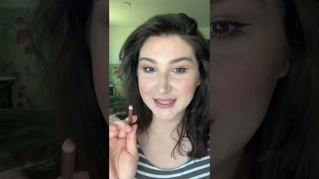 Charlotte Tilbury Lipsticks Pillow Talk Fair and Icon Baby| matching lip liners | on fair olive skin