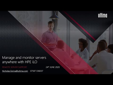 Manage and monitor servers anywhere with iLO