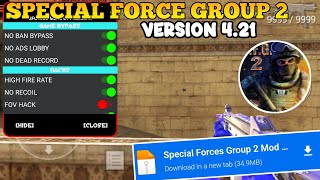 NEW UPDATE!! SPECIAL FORCE GROUP 2 MOD MENU APK V4.21 UNLIMITED AMMO UNLOCK ALL