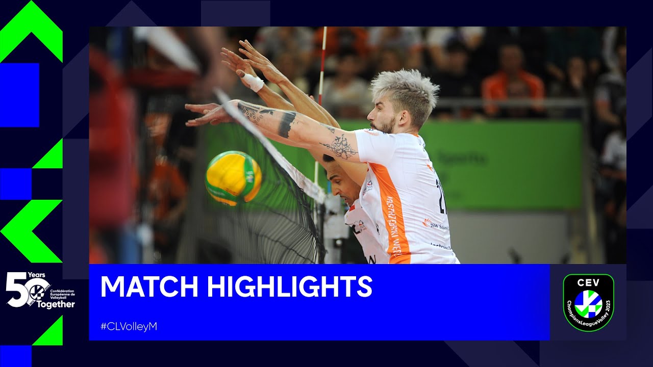 Highlights I JASTRZEBSKI Wegiel vs. Halkbank ANKARA I Semifinals CEV Champions League Volley