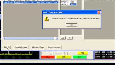 DAS Trader Tips Video:  Allocating Shares
