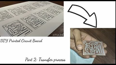 Making a printed circuit board. Part 2