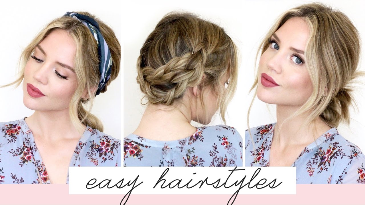 5 EASY Hairstyles For Short Medium Length Hair Spring Edition  5 EASY Hairstyles For Short Medium Length Hair Spring Edition