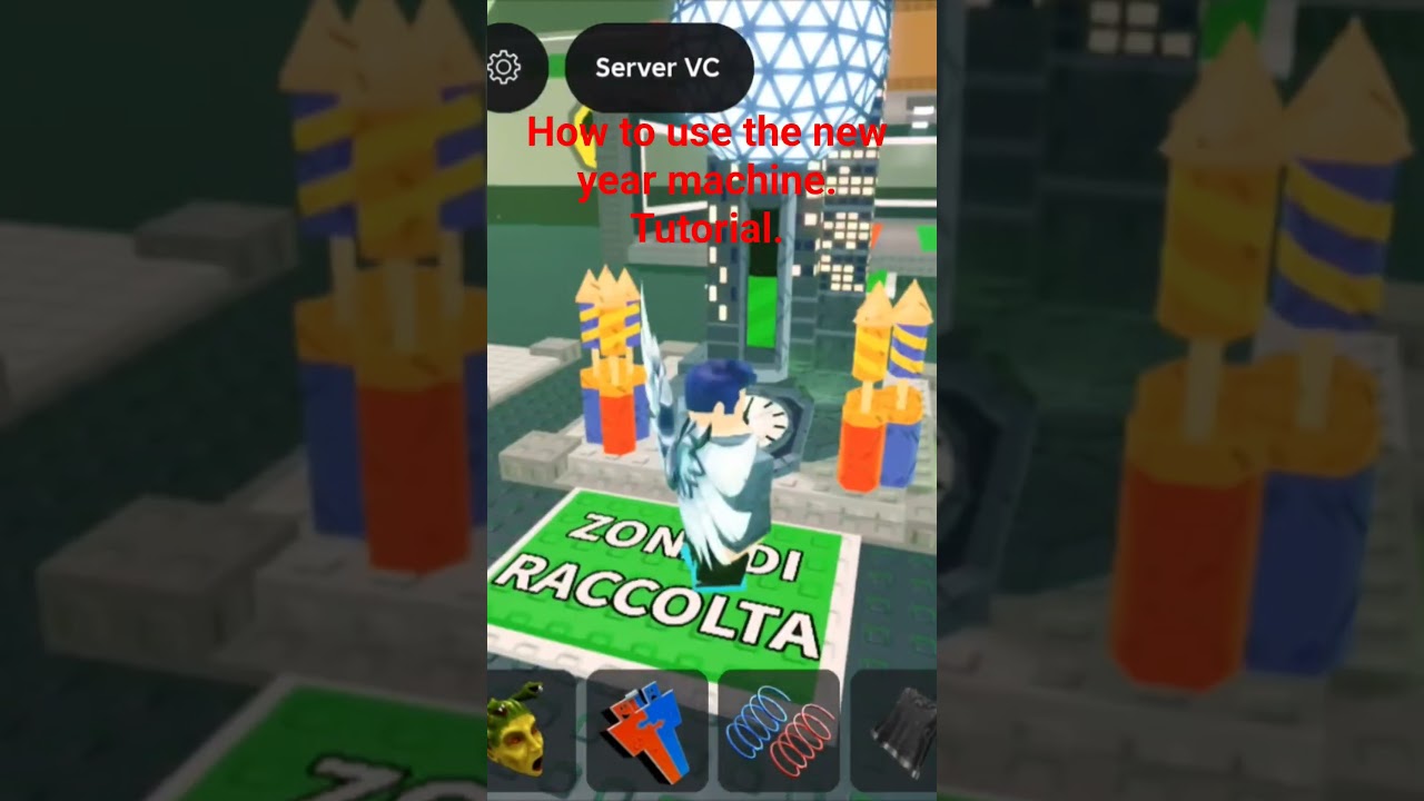 How to use the new year machine. tutorial.