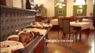 Unique breakfast in Qubus Hotel