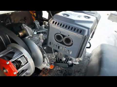 Двигатель Лифан 20 л.с. на снегоход Буран. Минимальная переделка при установке.