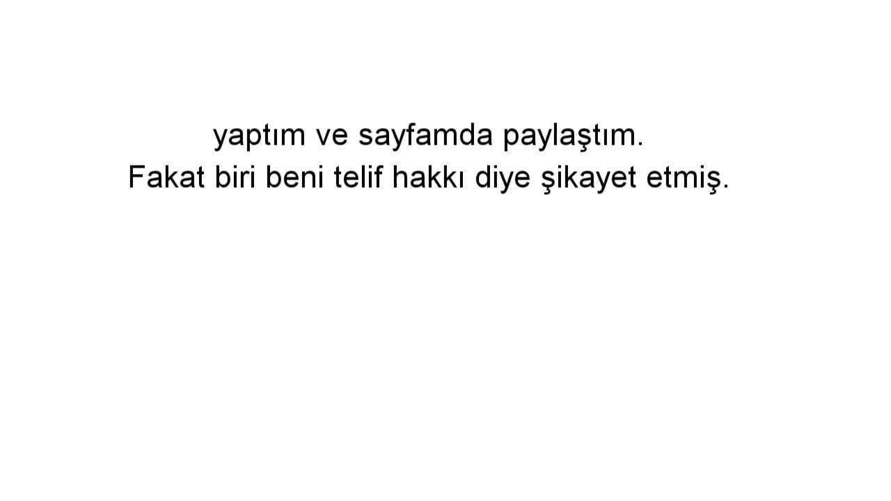 ÇOK ÖNEMLİ BİR DUYURU BİLGİNİZE...