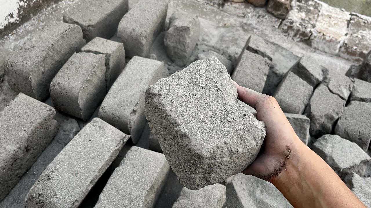 New || Pure Sand chunks Floor crumbling asmr || super dusty crispy asmr sounds 