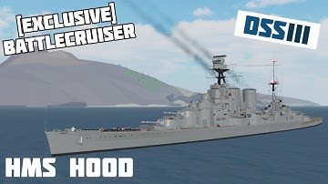 [NEW] Battlecruiser *HMS HOOD*  exclusive ship in Dynamic Ship Simulator 3! (DSSIII)