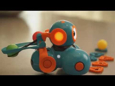 The new Dot and Dash robot Launcher accessory from Wonder Workshop