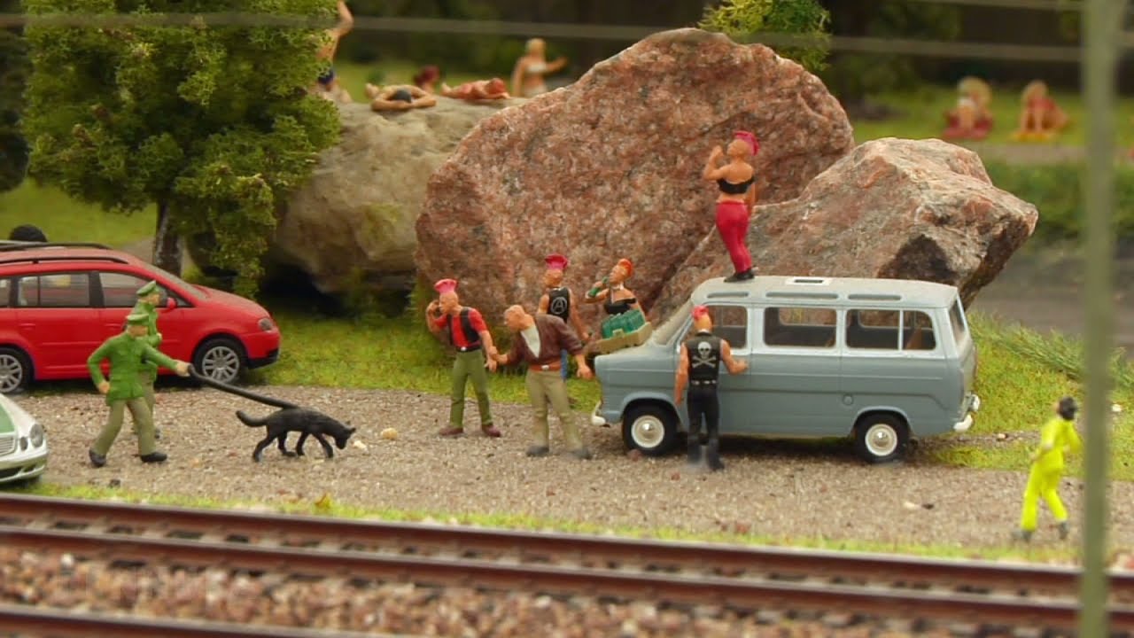 Deutsche Bundesbahn in Spurweite H0 - Modelleisenbahn der Modulbaufreunde Ladenburg