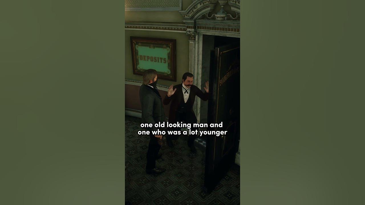 The Saint Denis Bank Robbery In RDR2… rdr2 shorts YouTube