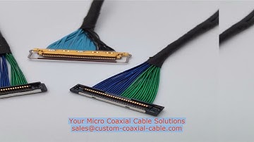 overmold ipex micro coax for drone FPV RoHS ipex micro coax cable for ADAS camera Cable Assemblies L