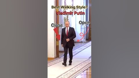 Best Walking Style of Leaders? #respect #putin #modi # trump