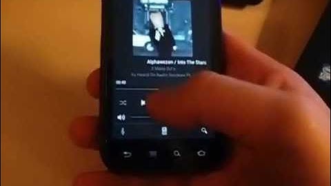 MPD running on an O2 Joggler with Android MPD client