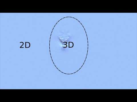 Coupling 3D Liquid Simulation with 2D Wave Propagation for Large Scale Water Surface Animation