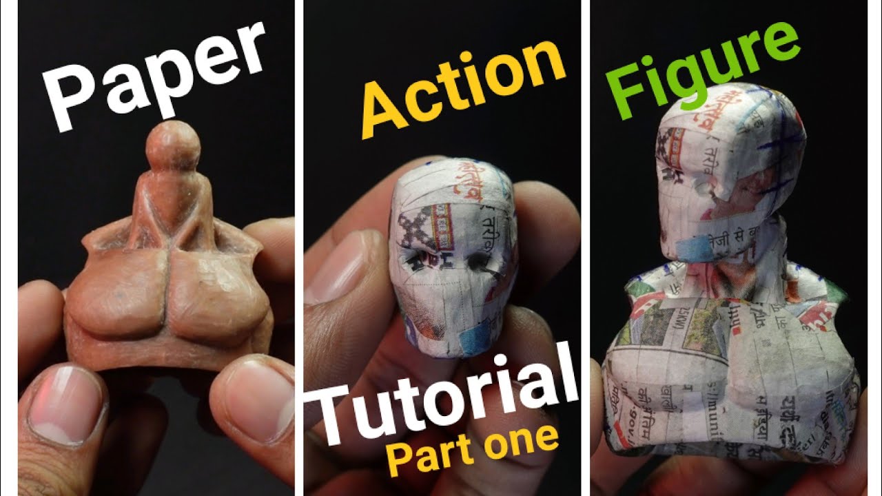 Paper Action Figures | Tutorial | Part One | Torso #actionfigures - YouTube