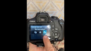 Zelfontspanner instellen voor meerdere opnamen met een Canon EOS DSLR