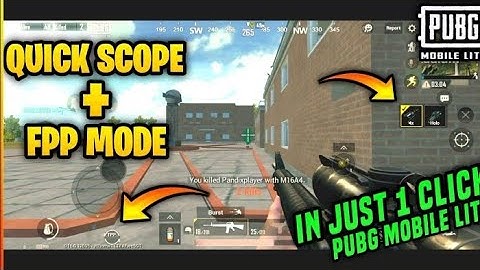 HOW TO ENABLE FPP/TPP AND QUICK SCOPE IN PUBG MOBILE LITE | PUBG MOBILE LITE ME FPP/TPP KESE KARE