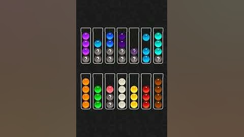 Ball Sort Color Water Puzzle Solution Level 645