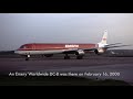 The fiery end of an Emery Worldwide DC-8