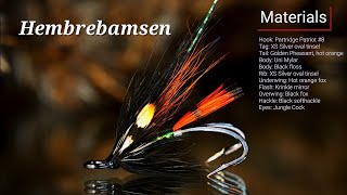 Tying 'Hembrebamsen'. A stunning Salmon Fly that works! *ENGLISH*