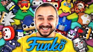 картинка: КЛОУНЫ, АНИМАТРОНИКИ FNAF И ТРАНСФОРМЕРЫ - ФИГУРКИ FUNKO POP НА ПАПА РОБ ШОУ - СБОРНИК!