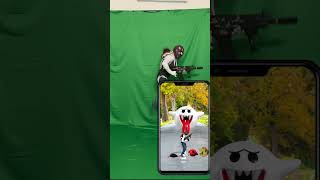 Spider-gwen with pacman game over 😂 green screen #shorts #funny #spiderman