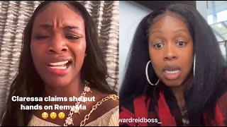 Remy Ma RESPONDS To Claressa Shields Saying She Put Hands On Her 'Imagine The F*ck That'