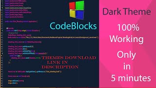 Famous How to Install Codeblocks Multiple Themes at once | Enable Dark Theme| Profile