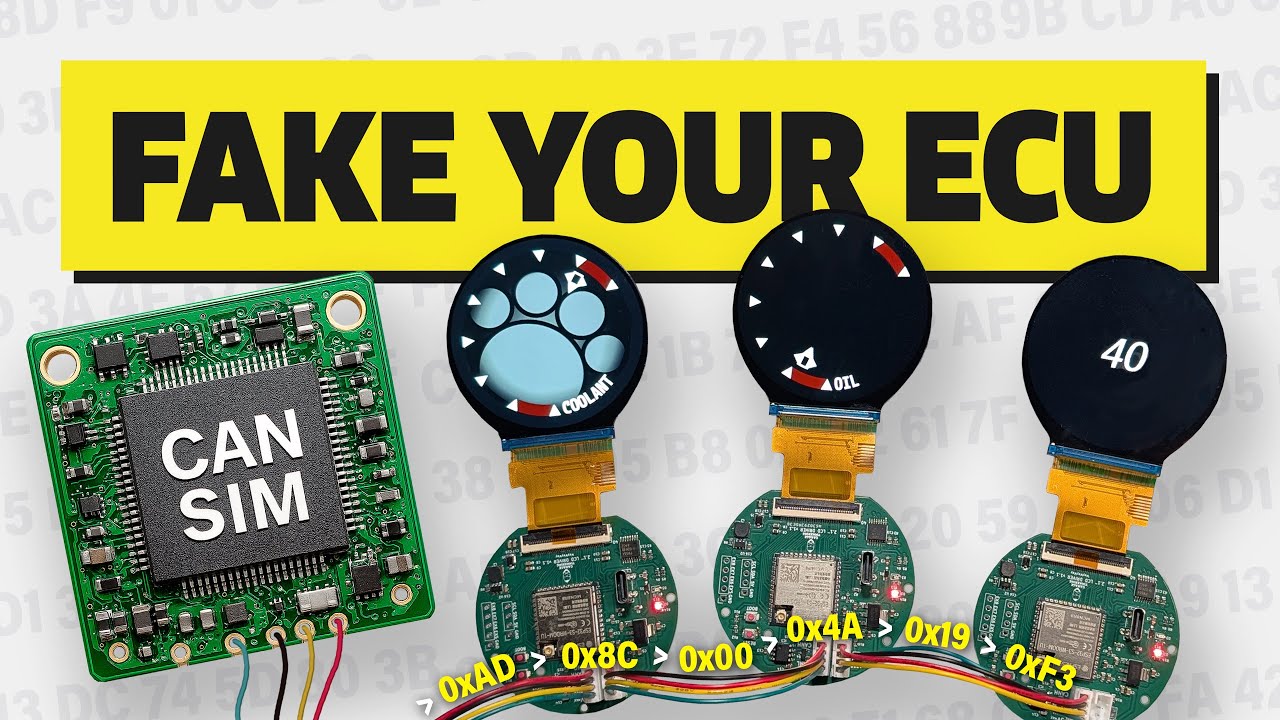 I Built a Simple ESP32 CANBus Simulator for Gauges