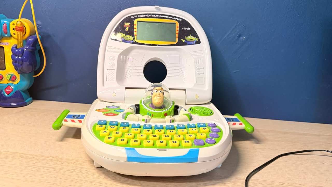 VTech Toy Story 3 - Buzz Lightyear Star Command Laptop - YouTube