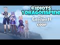 4 Idiots 1 Dragonspine|Genshin Impact Coop