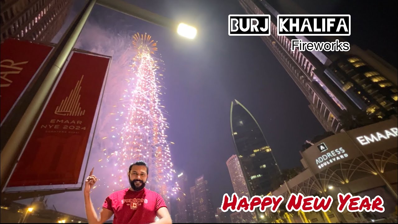 New Year Celebration In Dubai 2024 Burj Khalifa Fireworks Ceremony 