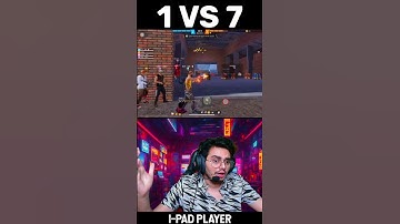 WOW 🔥 iPad Player = 7 Headshots 👽  In 0.01 Sec 📈           #freefire #shorts #ipad