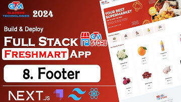 8 - Footer | Build & Deploy Full Stack Next Js Online Freshmart App