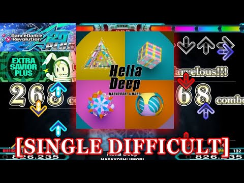 【DDR A20 PLUS】  Hella Deep [SINGLE DIFFICULT] 譜面確認＋クラップ