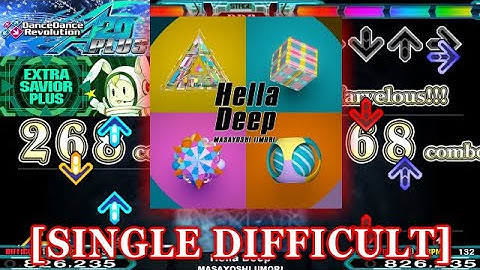 【DDR A20 PLUS】  Hella Deep [SINGLE DIFFICULT] 譜面確認＋クラップ